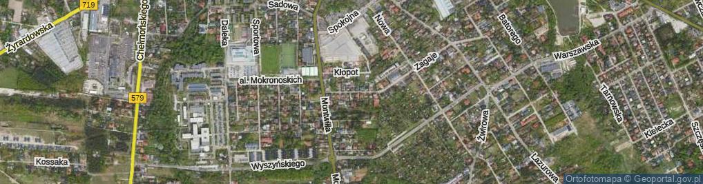 Zdjęcie satelitarne Waryńskiego Ludwika ul.